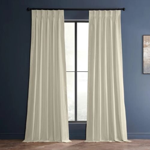 Off White French Pleat