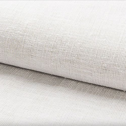 Textured Weaves Vanilla White Sheer