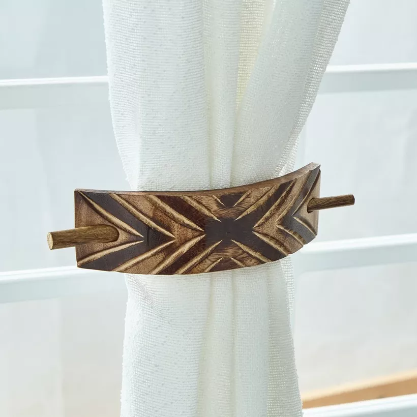 Lacto Mango Wood Stick Tie Back