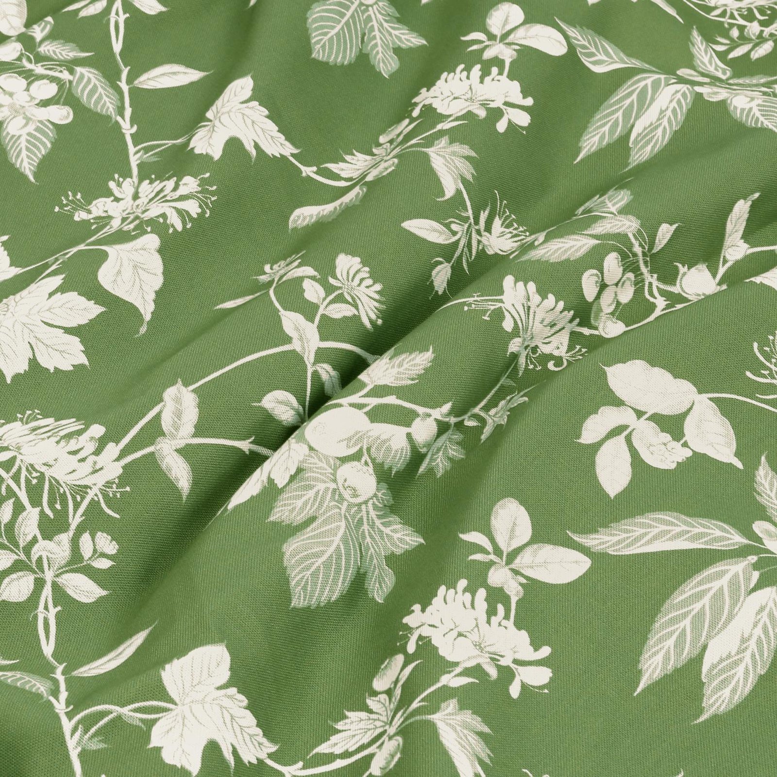 Garden Vine Apple Green Curtain
