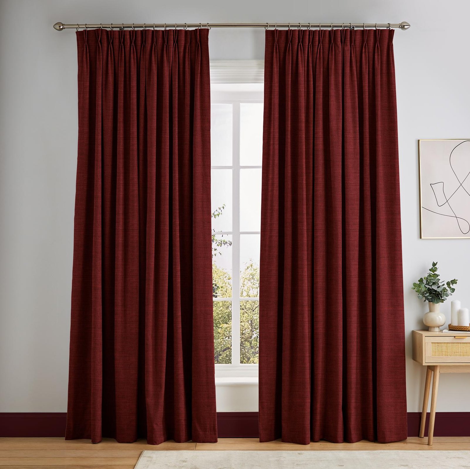 Wallace Ruby Curtains